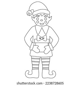 Thousand christmas elf silhouette royalty
