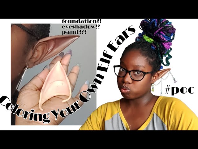 Coloring elf ears undertones application
