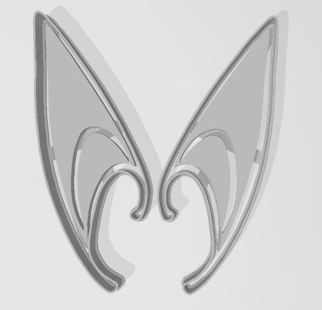 Stl file cutting elf ears ðãd print model to downloadãcults