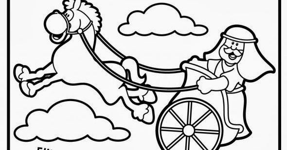 Creative sunday school crafts elijah and the chariot of fire coloring page bible school crafts sunday school crafts bible crafts