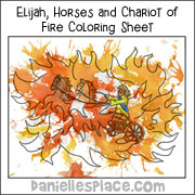 Elijah bible crafts and learning activities