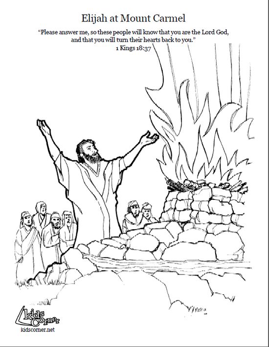 Elijah ideas bible class bible coloring pages elijah