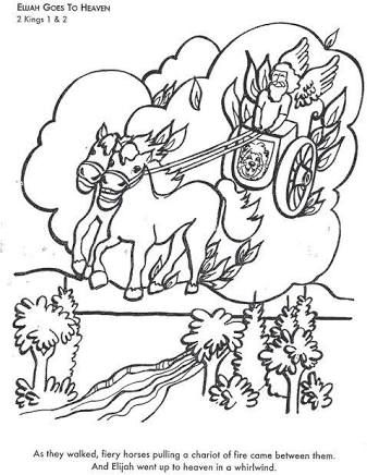 Image result for elijah goes to heaven craft pãginas para colorear de biblia artesanãa biblica pãginas para colorear