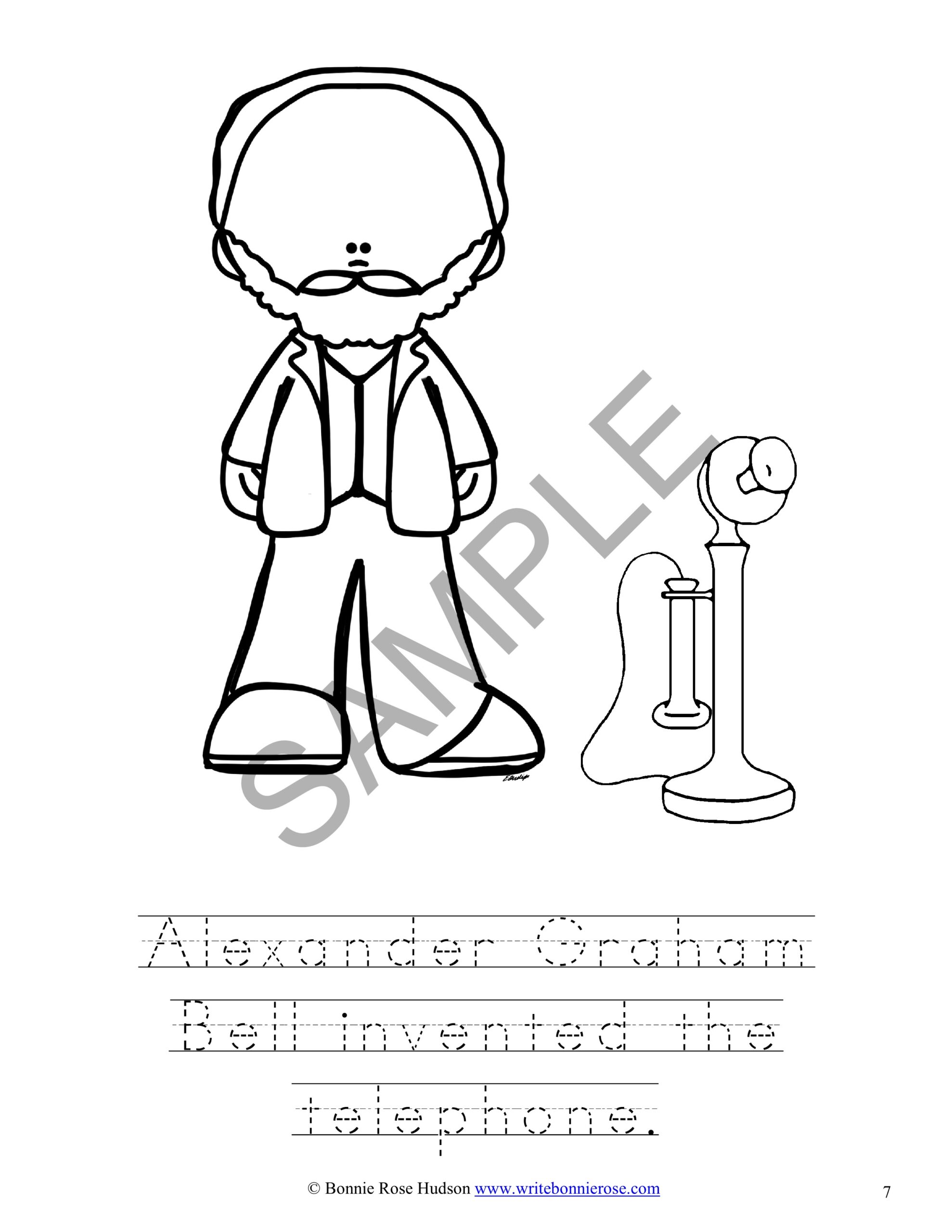 Inventors coloring book