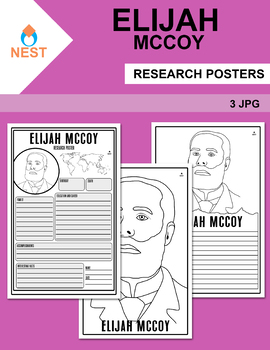 Elijah mccoy research posters posters by elvia montemayor