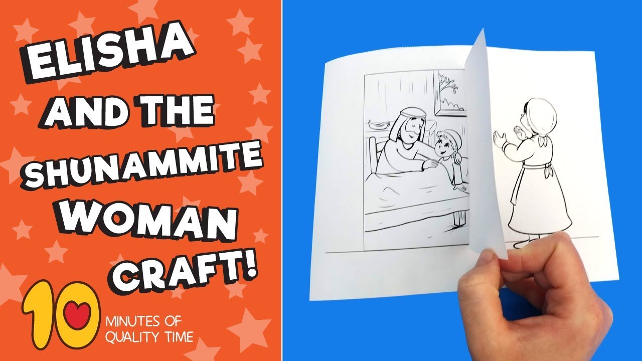 Elisha and shunammite woman craft â minutes of quality time
