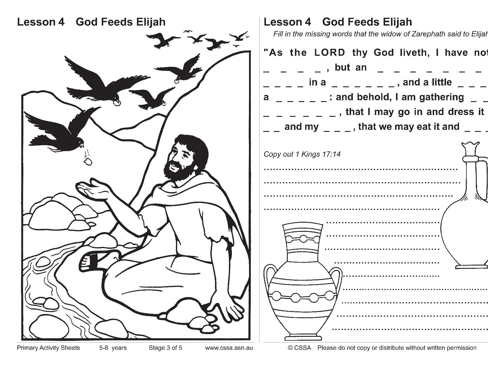 Elisha helps the woman of shunem cssa primary stage lesson â magnify him together