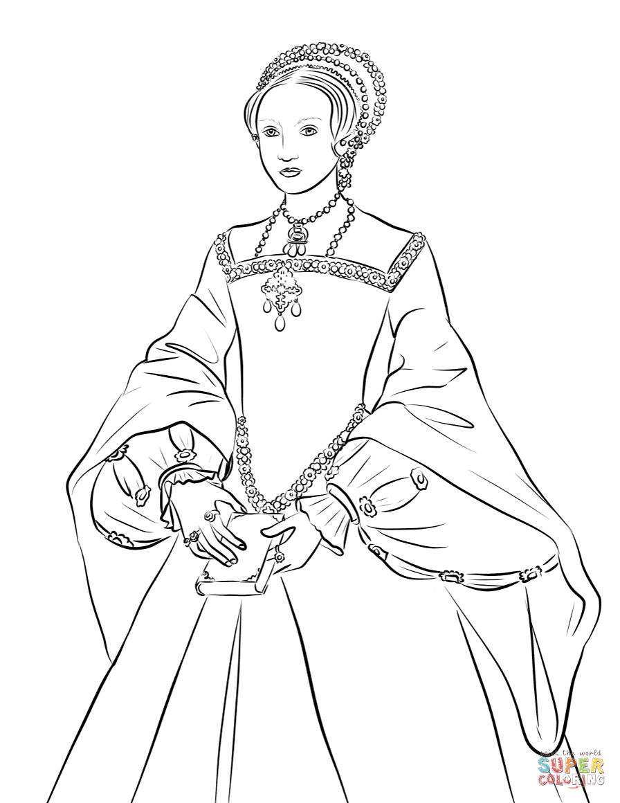 Queen elizabeth i coloring page free printable coloring pages