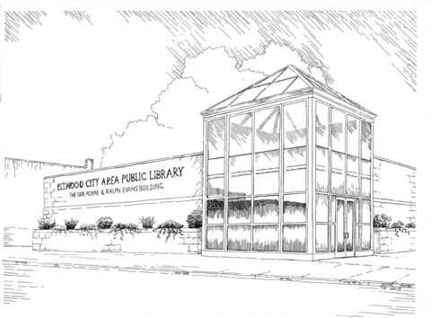 Ellwood city library coloring page free printable coloring pages