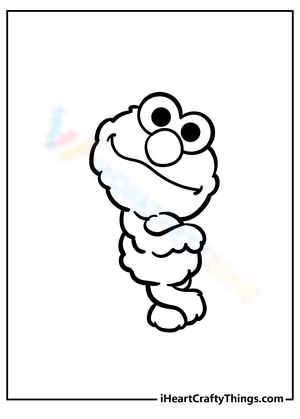 Free collection of elmo coloring pages for kids