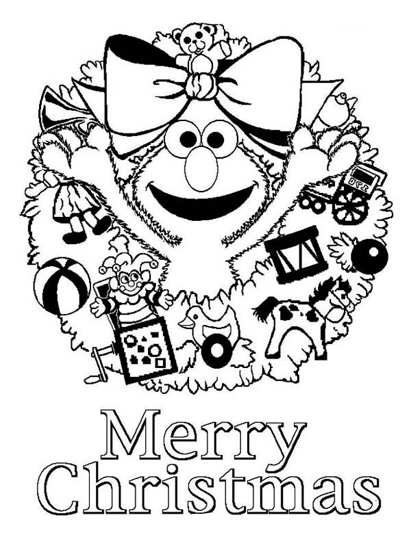 Happy merry christmas from elmo on christmas coloring page color luna christmas coloring pages elmo coloring pages merry christmas coloring pages