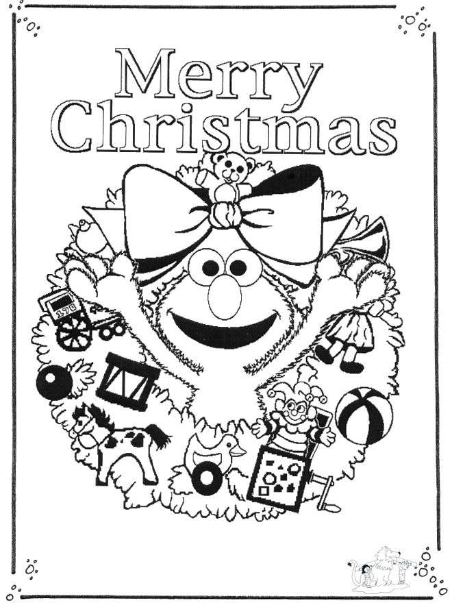 Free coloring pages sesame streat