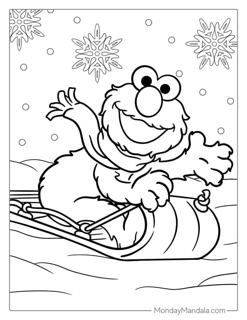 Elmo coloring pages free pdf printables
