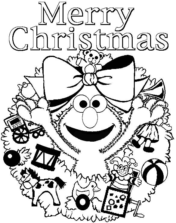 Elmo coloring page