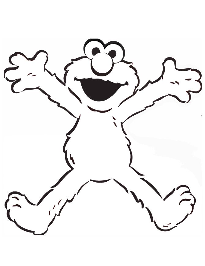 Elmo from sesame street coloring page sesame street coloring pages elmo coloring pages coloring pages
