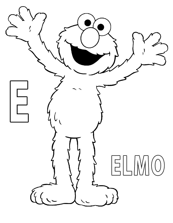 Elmo coloring pages