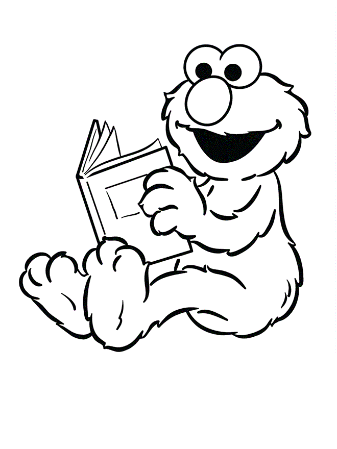 Free printable elmo coloring pages for kids