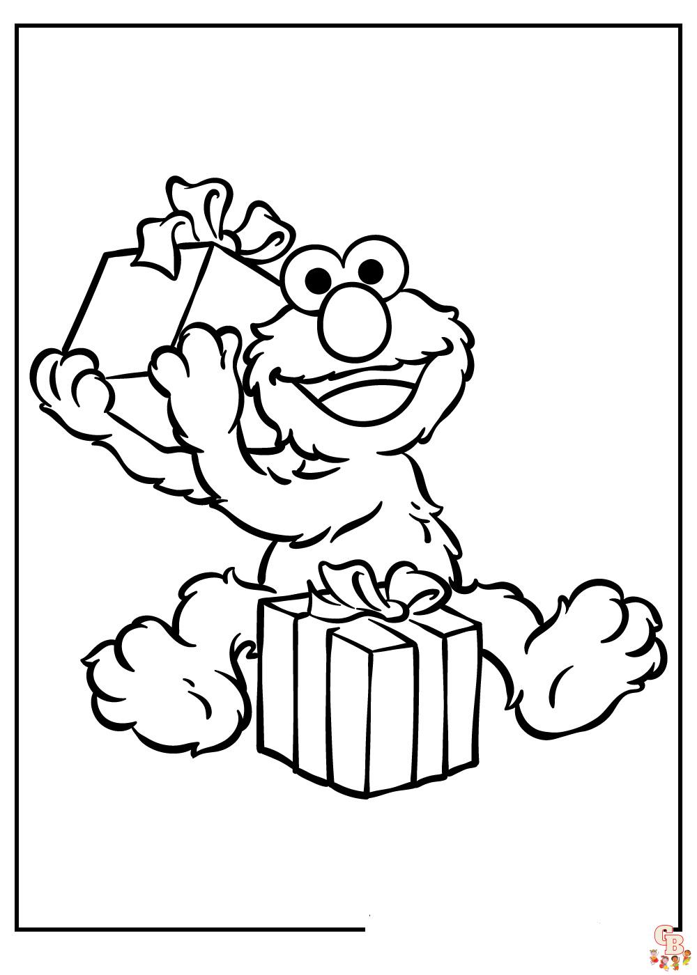Printable sesame street coloring pages