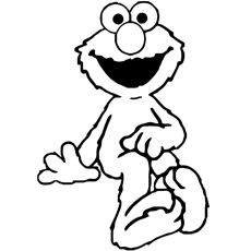 Cute elmo coloring pages