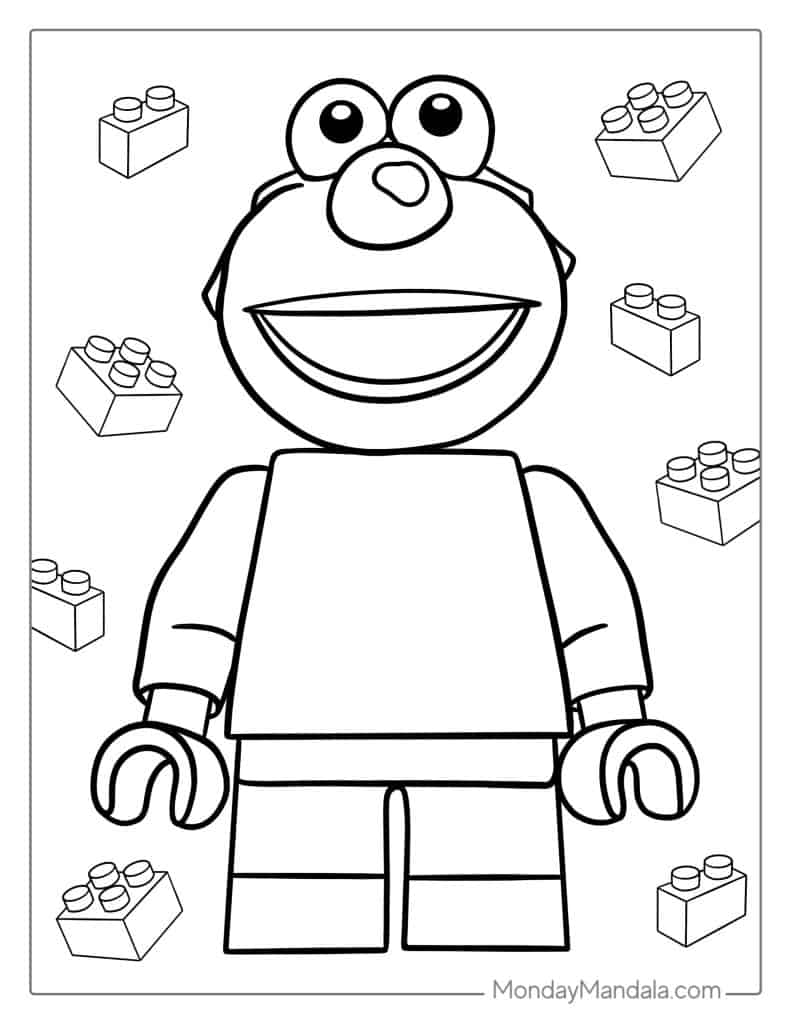 Elmo coloring pages free pdf printables