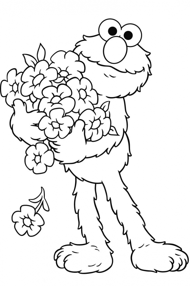 Get this elmo coloring pages printable for toddlers