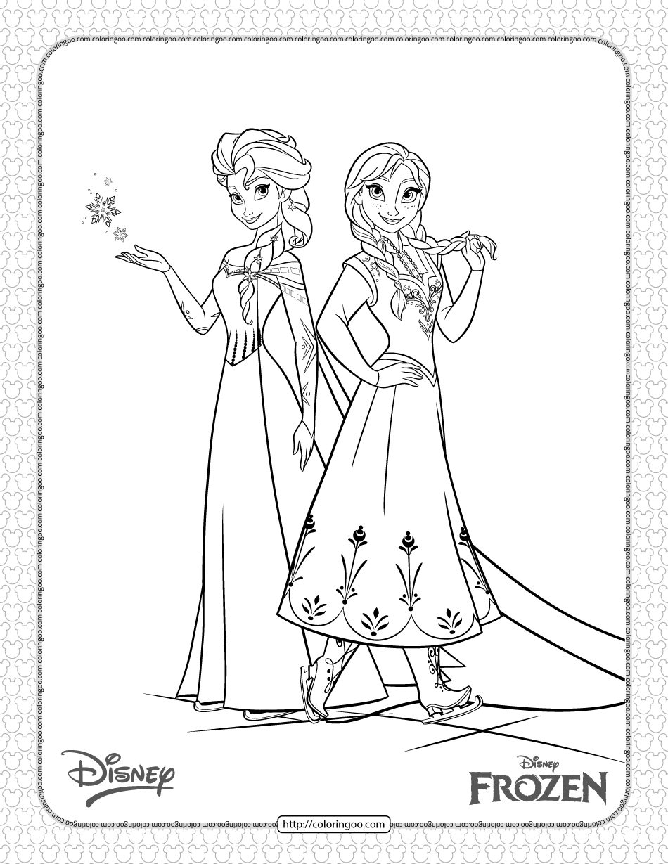 Frozen elsa and anna coloring pages high quality free printable pdf coloring drawing painting pages â elsa coloring pages elsa coloring frozen coloring pages