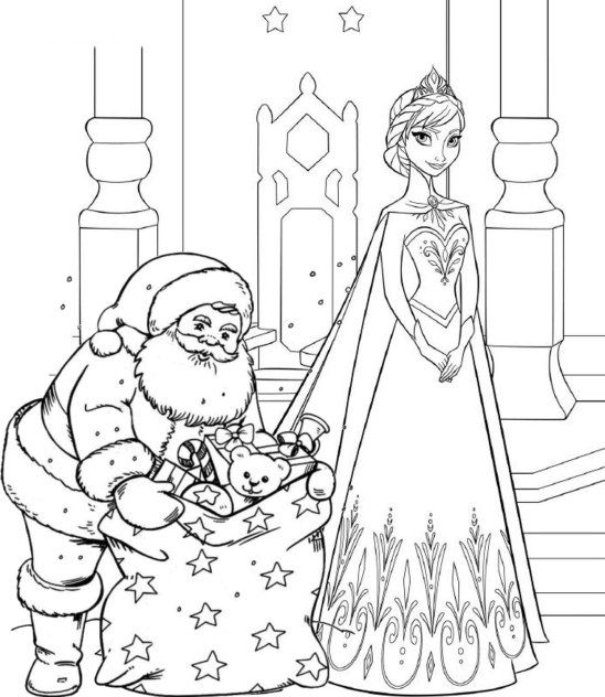 Frozen christmas coloring pages coloriage noel pages de coloriage disney couleurs de noãl