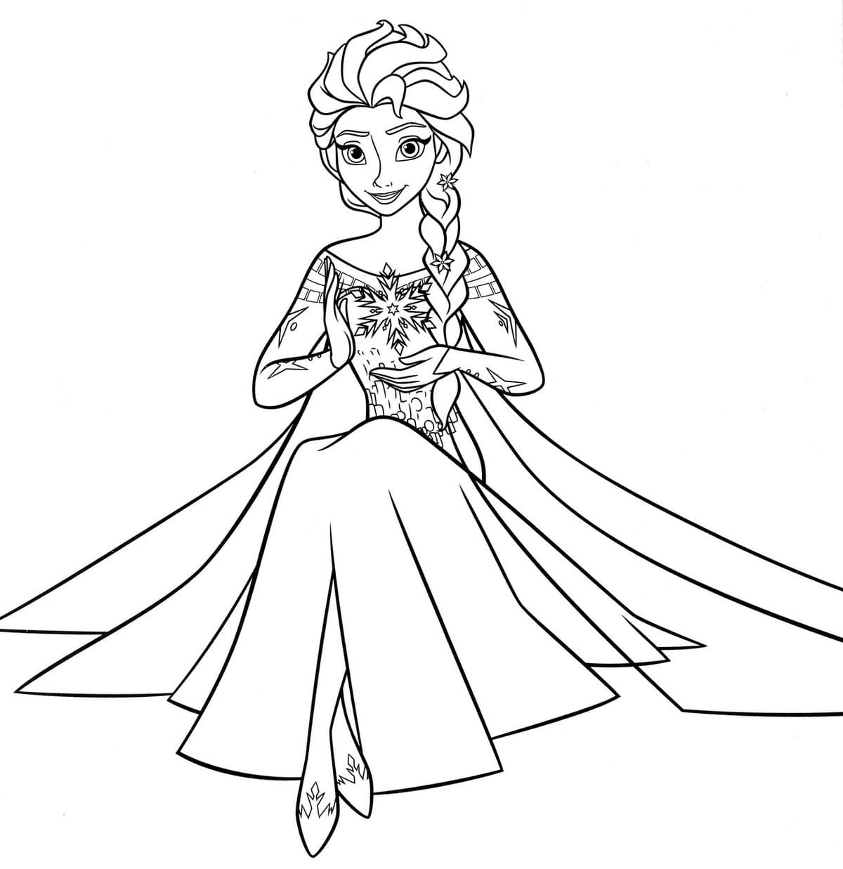 Elsa coloring pages best coloring pages for girls