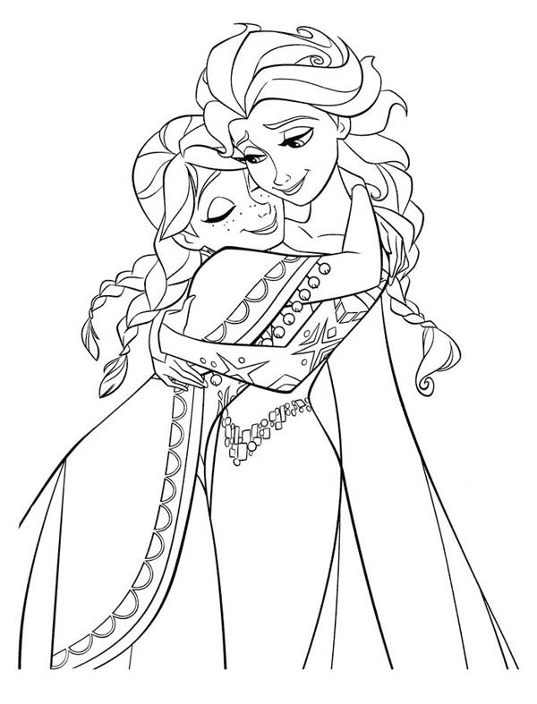 Best frozen coloring pages for kids