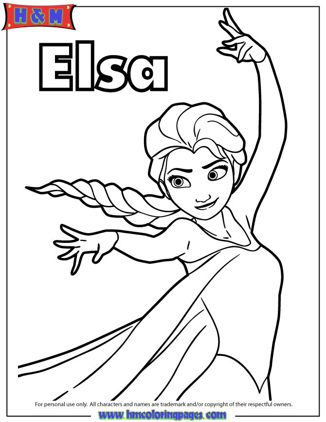 Elsa the snow queen performs magic coloring page kleurplaten patronen frozen