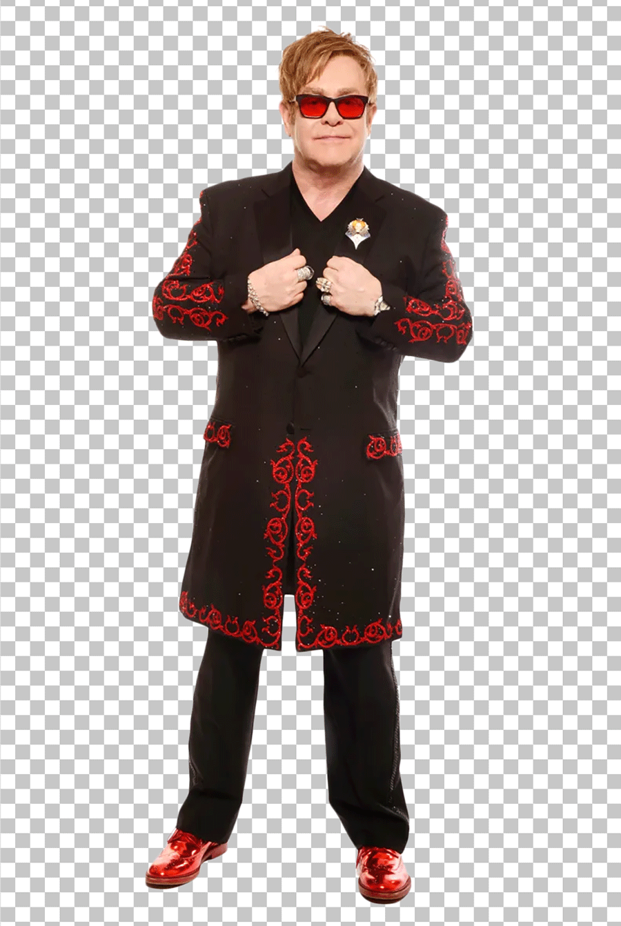 Elton john standing png image