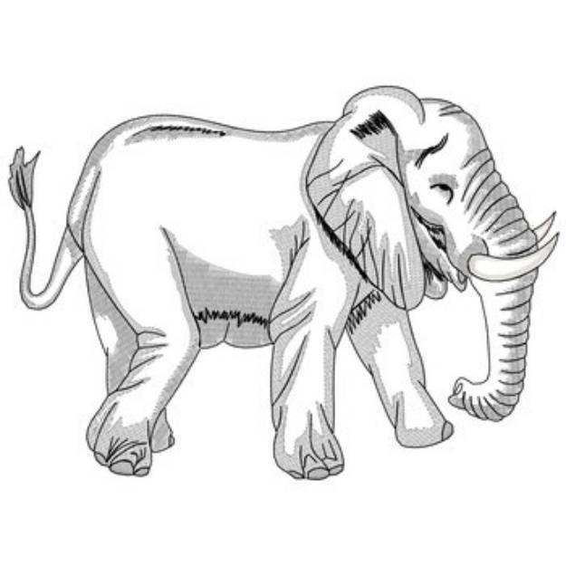 African elephant machine embroidery design embroidery library at