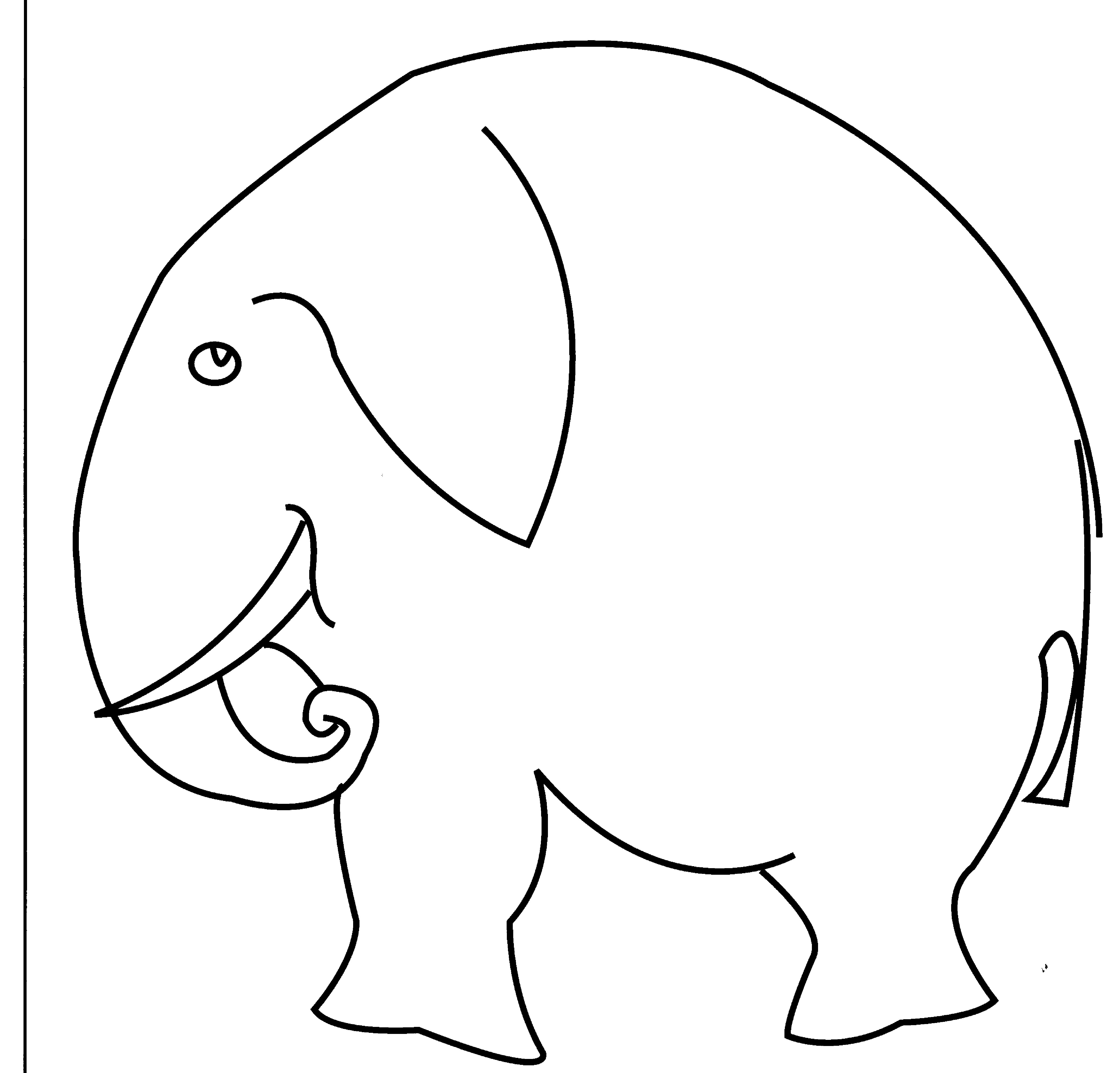 Elephant embroidery design free printable papercraft templates