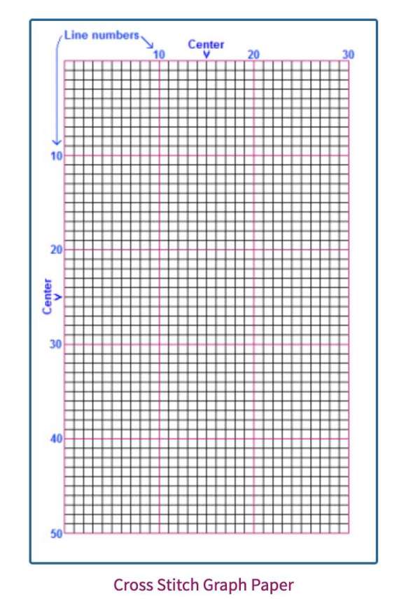 Printable cross stitch graph paper â cross