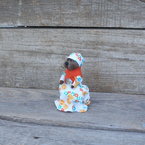 Felted mother otter christmas muppet emmet otters jug