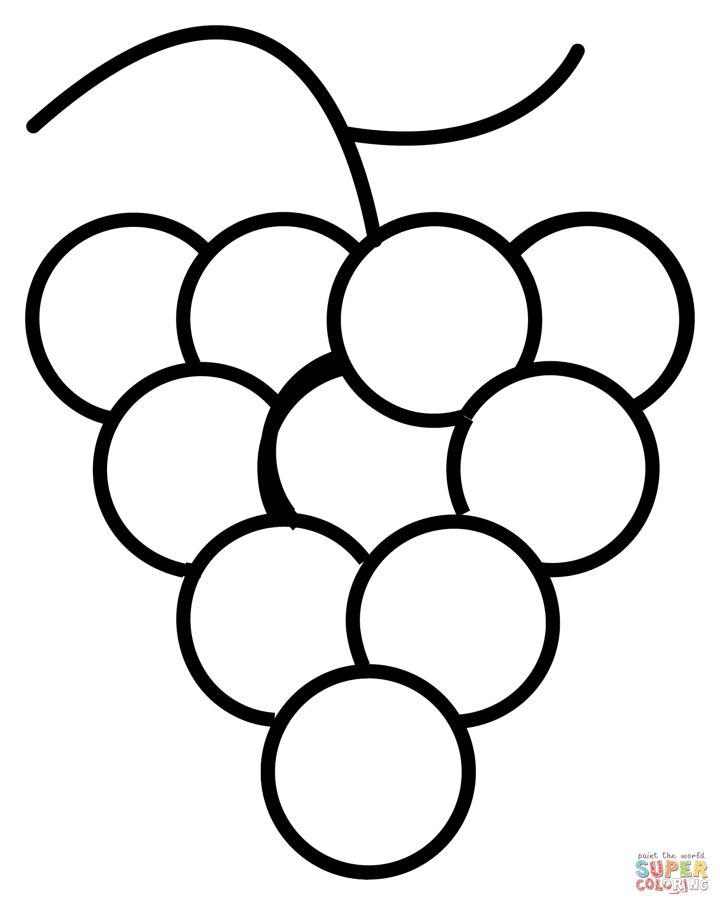 Grapes emoji coloring page free printable coloring pages