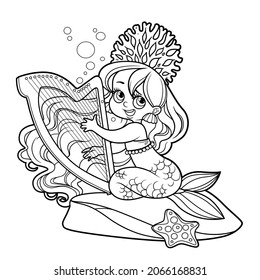 Harp coloring photos and images