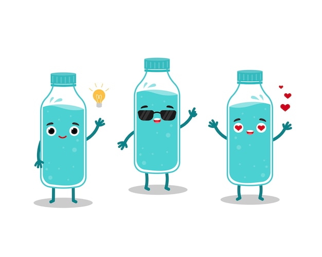 Cartoon water bottle images