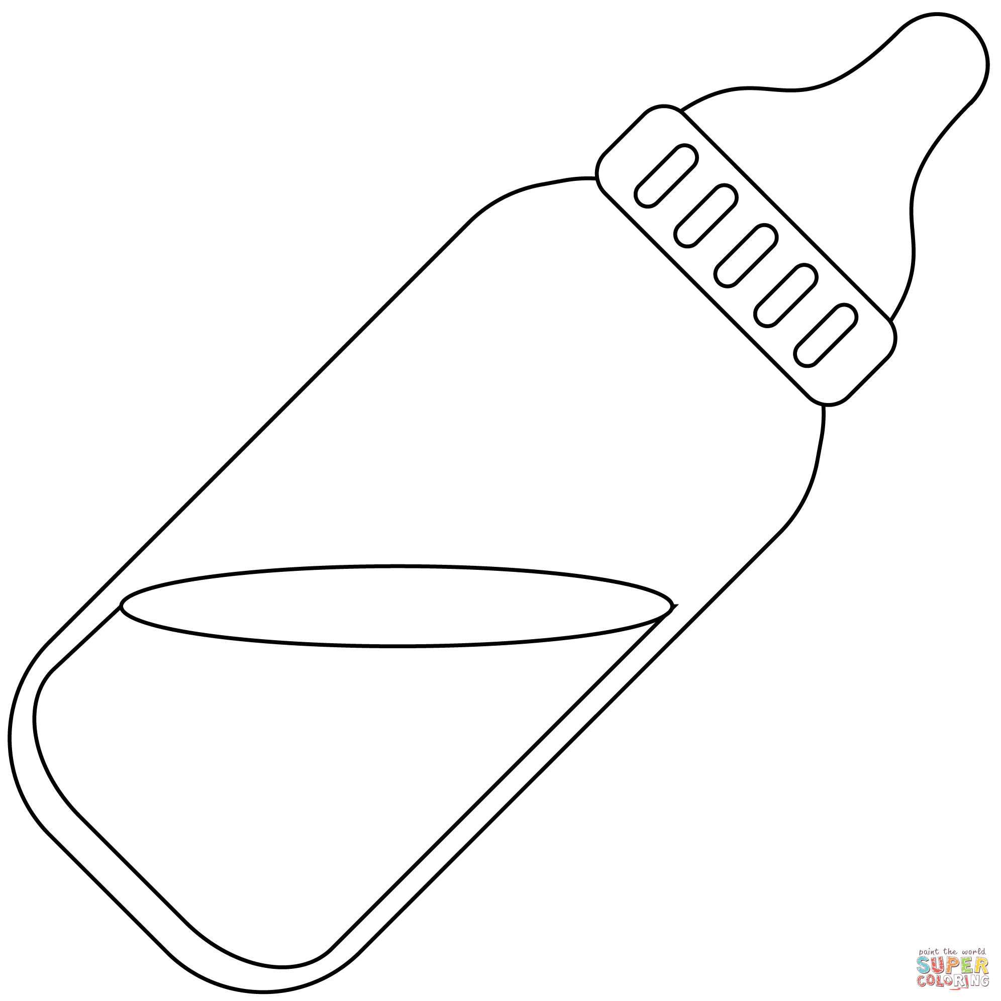 Baby bottle emoji coloring page free printable coloring pages