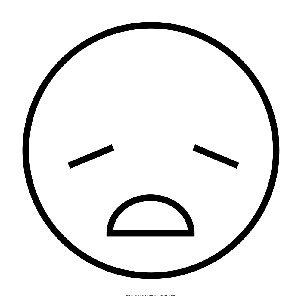 Emoticon coloring page