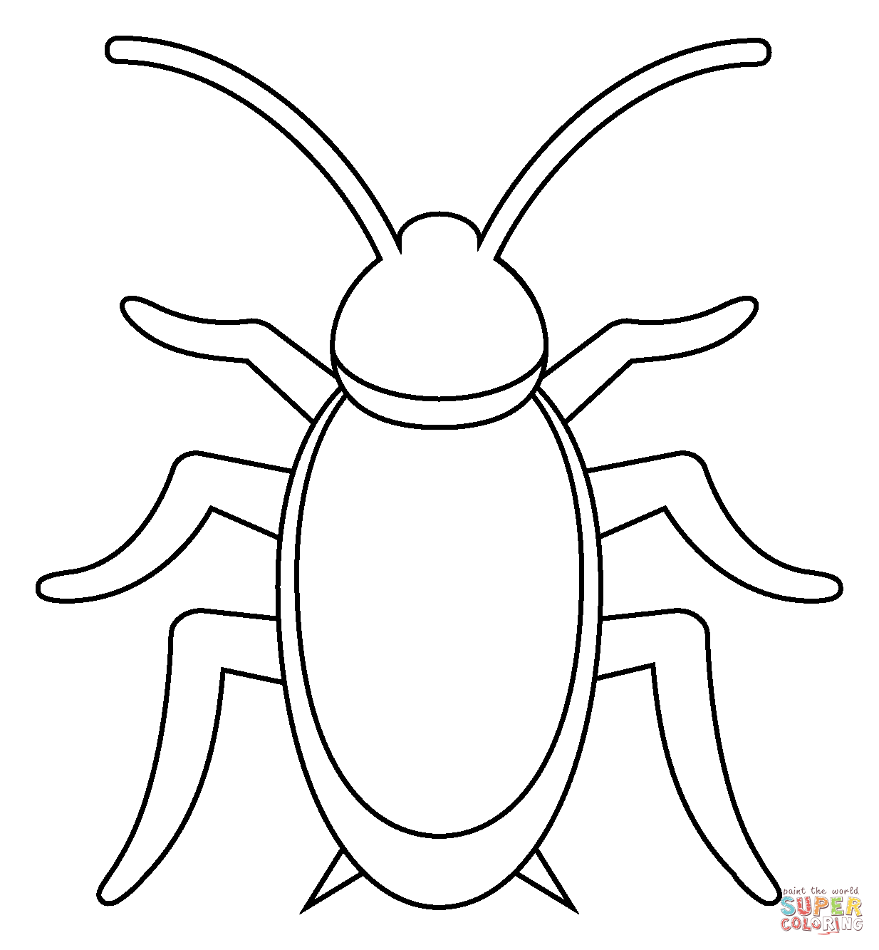 Cockroach emoji coloring page free printable coloring pages