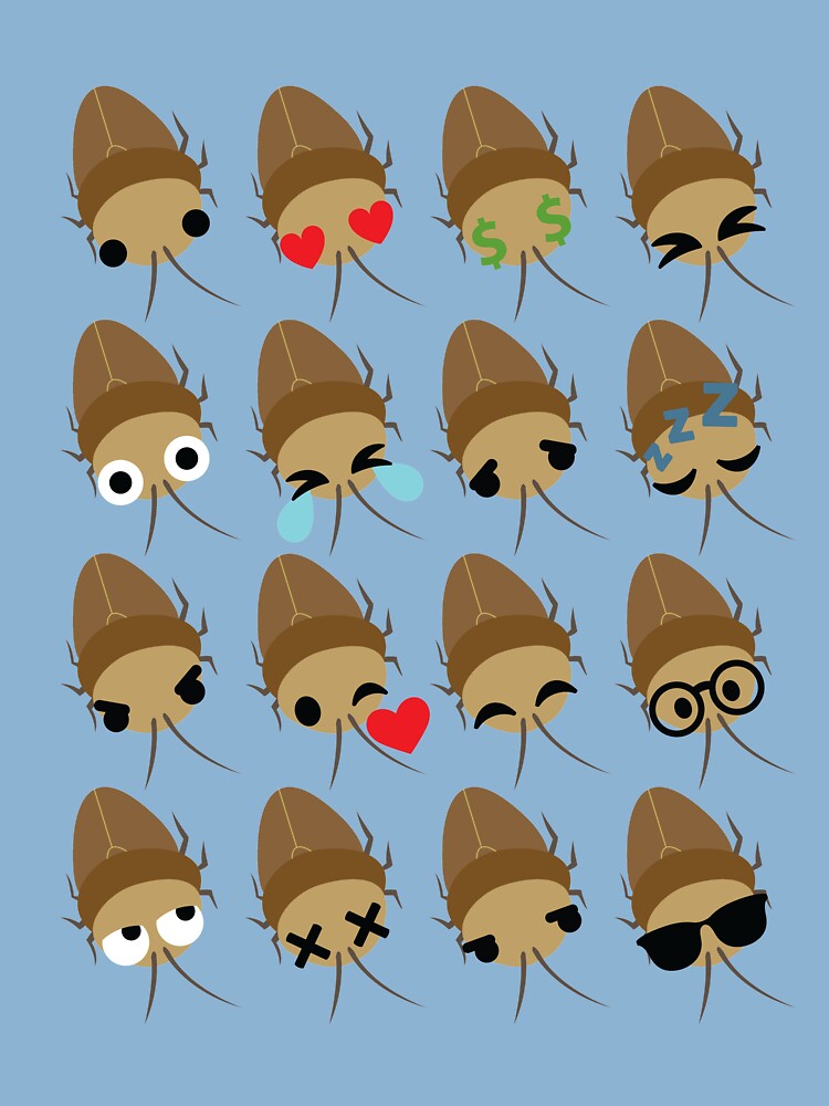Cockroach emoji kids t
