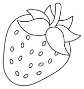 Strawberry coloring pages free coloring pages