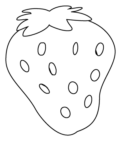 Strawberry emoji coloring page free printable coloring pages