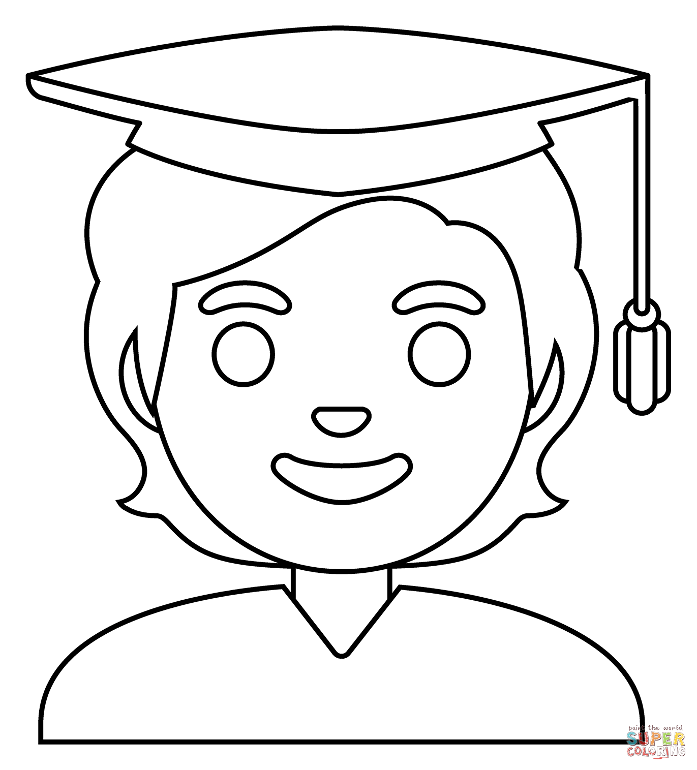 Student emoji coloring page free printable coloring pages
