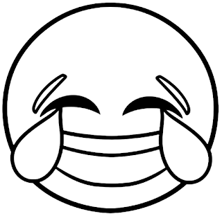 Desenhos de emoji emoticons ou smileys para colorir pintar imprimir emoji coloring pages emoji drawings laughing emoji