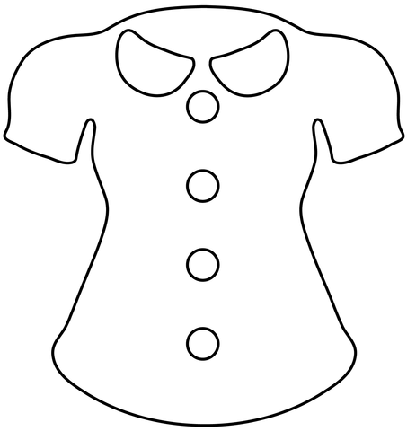 Womens clothes emoji coloring page free printable coloring pages