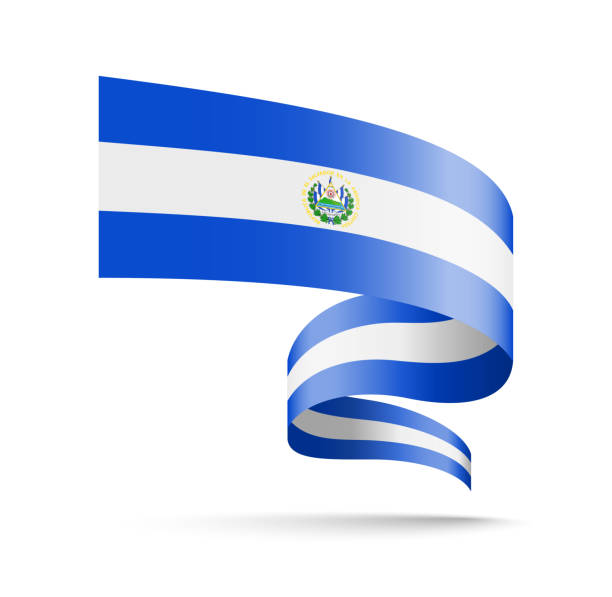 El salvador flag drawings stock photos pictures royalty