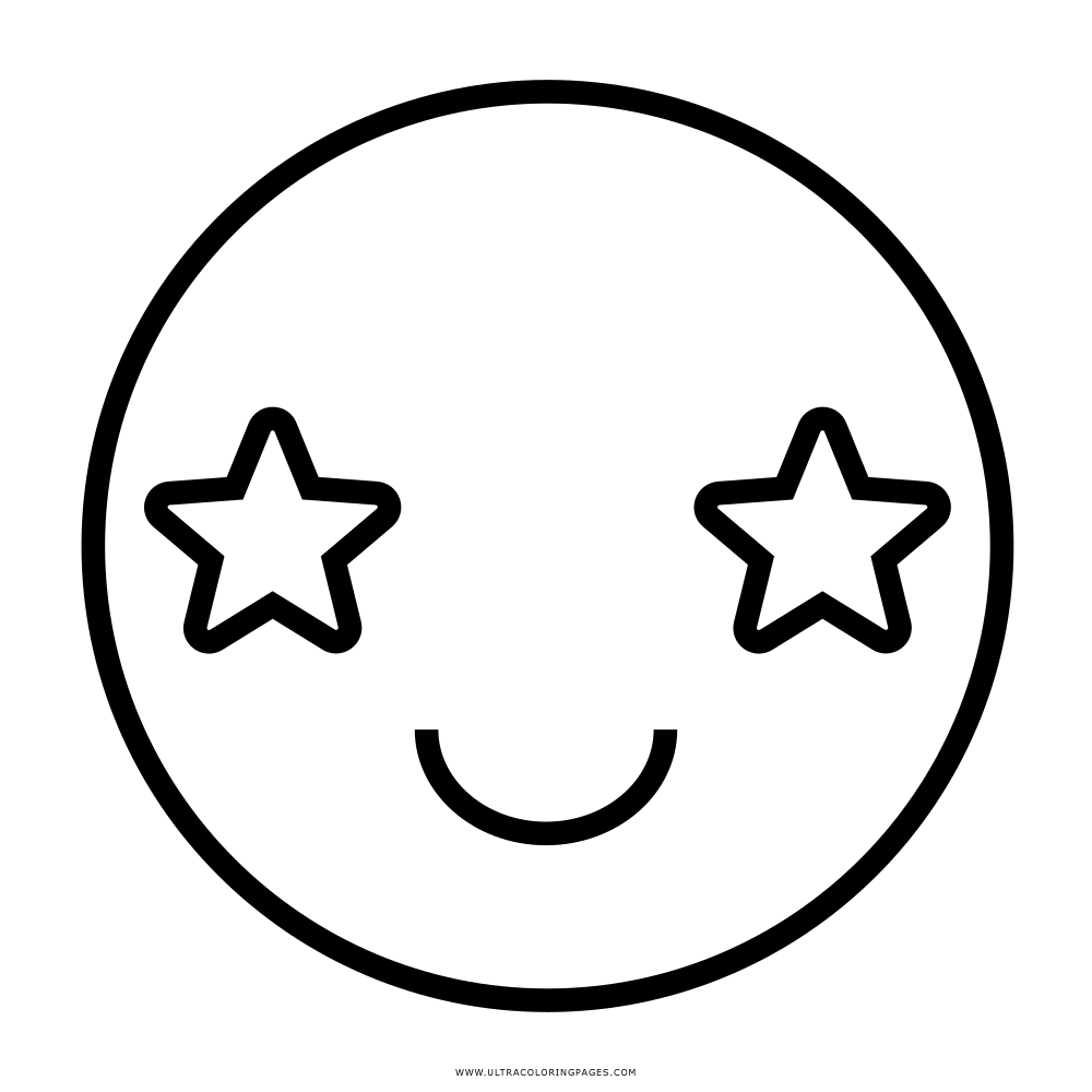 Emoticon coloring page