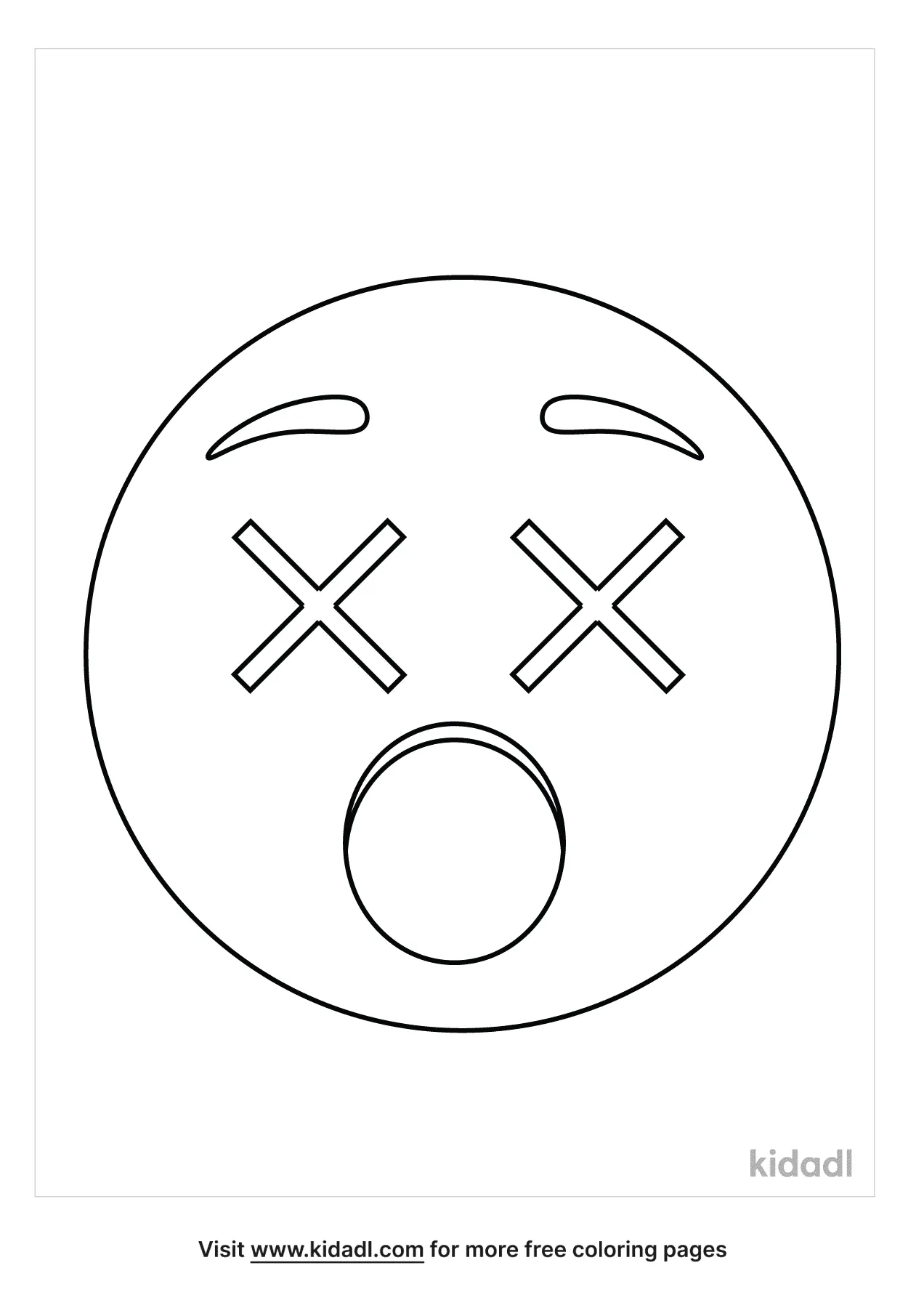 Free emoji coloring page coloring page printables